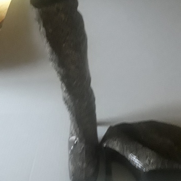 Carlo Rosseti Trendy Faux Alligator Boots Size 7 - Picture 3 of 4